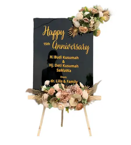 Papan Bunga Akrilik Sompak