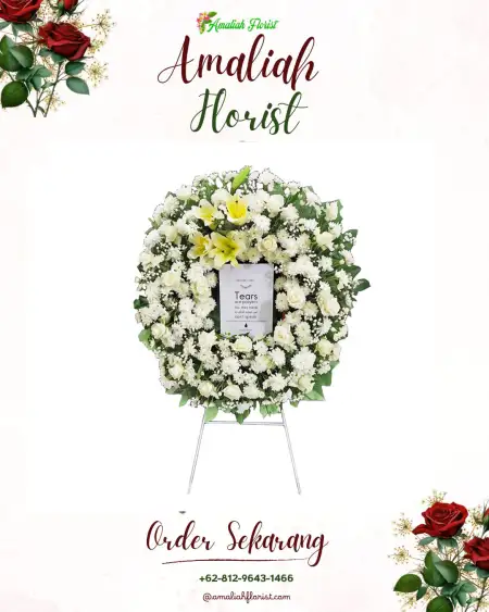 Krans Bunga Duka Sompak